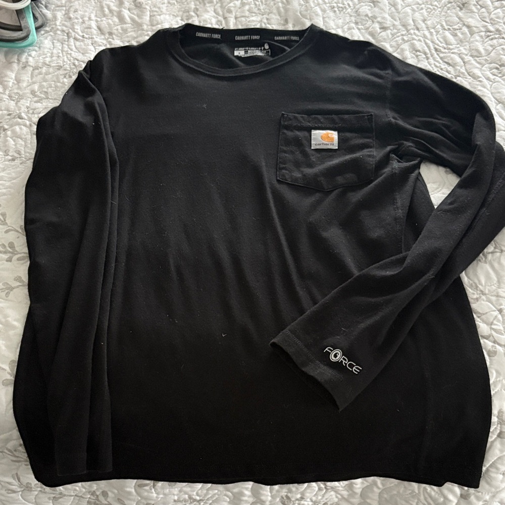 Carhartt Black Force Long Sleeve Tee